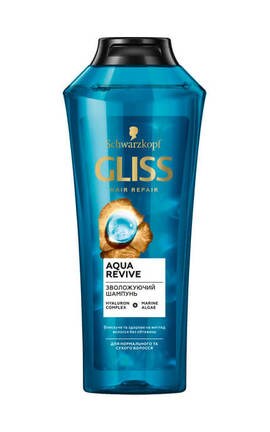 GLISS KUR-Увлажняющий шампунь для волос Gliss Kur Hair Repair Aqua Revive 400 мл-9000101659214-