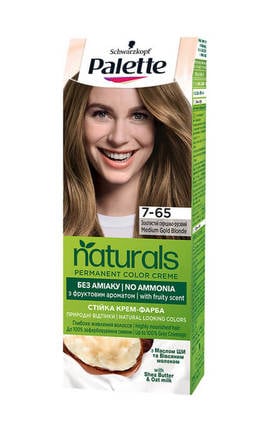 PALETTE NATURALS-Устойчивая крем-краска Palette Naturals, золотистый средне-русый-3838824171722-