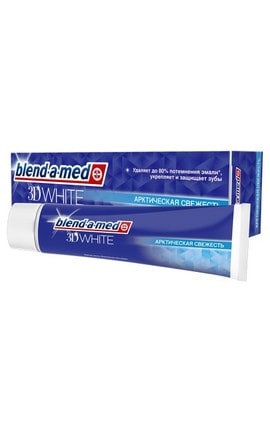 BLEND A MED-Зубная паста Blend-a-med 3D White Арктическая свежесть 100 мл-5013965612770-
