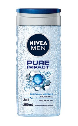 NIVEA-Гель для душу Nivea Men Pure Impact, 250 мл-4005808765560-