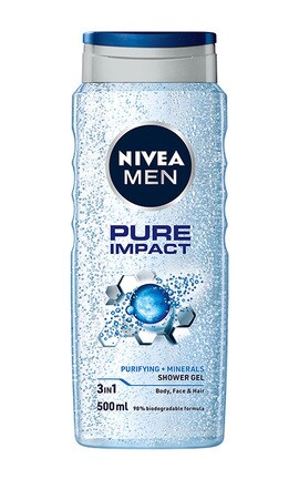 NIVEA-Гель для душу NIVEA MEN «Pure Impact», 500 мл-4005900420220-