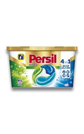PERSIL-Гель для стирки в капсулах Persil Discs Universal Deep Clean 11 шт-9000101372786-