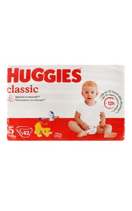 HUGGIES-Підгузки дитячі Huggies Classic розмір 5 11-25 кг 42 шт-5029053543185-
