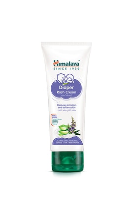 HIMALAYA HERBALS-Дитячий крем від попрілостей Himalaya Herbals з мигдалем та листям цнотливого дерева, 100 мл-8901138512170-