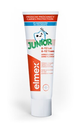 ELMEX-Зубная паста Elmex Junior для детей 6-12 лет, от кариеса 75 мл-4007965560606-