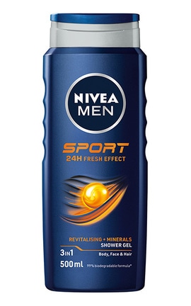 NIVEA-Гель для душу Nivea Men Sport 3 в 1 для тіла, обличчя та волосся 500 мл-4006000010151-