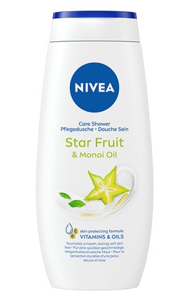 NIVEA-Гель-уход для душа Nivea Крем и карамболь с маслом монои, 250 мл-4006000004877-