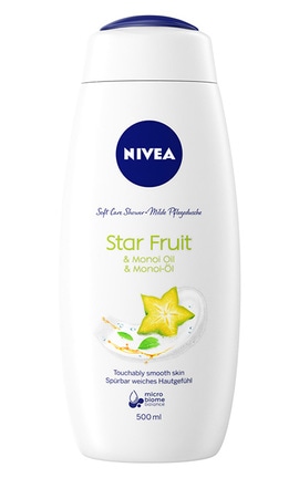 NIVEA-Гель-уход для душа Nivea Крем и карамболь с маслом монои, 500 мл-4006000107974