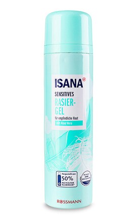 ISANA-Гель для гоління Isana Sensitive 200 мл-4305615943992