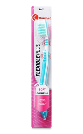 KRUIDVAT-Зубная щетка Kruidvat Flexible Plus Soft 1 шт-8719179167736-