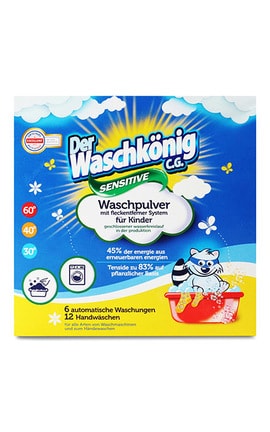 WASCHKONIG-Порошок пральний Der Waschkonig C.G Sensitive 600 г-4260418934076