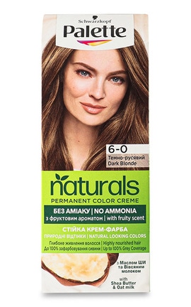 PALETTE NATURALS-Устойчивая крем-краска для волос Palette Naturals оттенок 6-0-3838824171326-