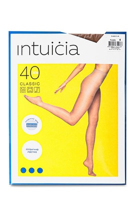 INTUICIA-Колготки з шортами Intuicia Classic 40 den 4 vizone-4820023712287-