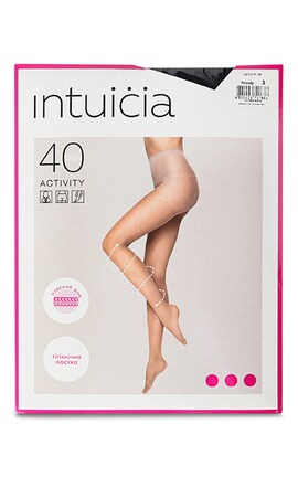 INTUICIA-Колготки з розподіленим тиском Intuicia Activity 40 den 3 black-4820023717886-