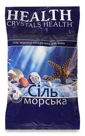 CRYSTALS HEALTH-Соль морская для ванн Crystals Health 1 кг-4820106490194-