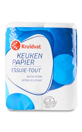 KRUIDVAT-Паперові рушники Kruidvat Extra strong 2 шт-8717333409685-