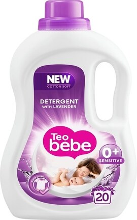 TEO BEBE-Гель для стирки детских вещей Teo Bebe лаванда, 1100 мл-3800024045035-