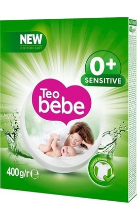 TEO BEBE-Дитячий пральний порошок Teo Bebe Cotton Soft, 400 г-3800024022845-