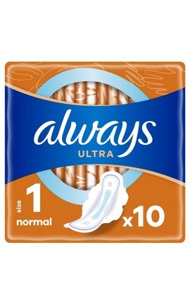 ALWAYS-Прокладки жіночі гігієнічні Always Ultra Normal (Розмір 2) 10 шт 10 шт-4015400041641-