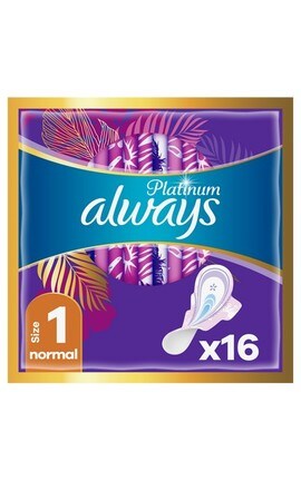 ALWAYS-Прокладки женские гигиенические Always Platinum Normal Plus Размер 2 16 шт-8001090430588-