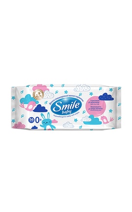 SMILE-Дитячі вологі серветки Smile Baby-4823071649215-
