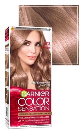 COLOR SENSATION-Крем-фарба для волосся стійка Garnier Color Sensation відтінок 8.12 Вишуканий Опал 1 шт-3600542161107-