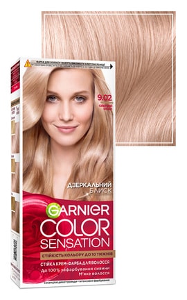 COLOR SENSATION-Крем-фарба для волосся стійка Garnier Color Sensation відтінок 9.02 Сяючий Опал 1 шт-3600542161114-