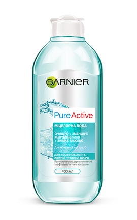 SKIN NATURAL-Мицеллярная вода для лица Garnier Skin Naturals для комбинированной жирной кожи 400 мл-3600541595194-