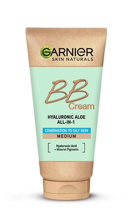 SKIN NATURAL-BB-крем для лица Garnier Skin Naturals Секрет совершенства матующий с тонирующим эффектом, тон Натурально-бежевый, 50 мл-3600542415194-
