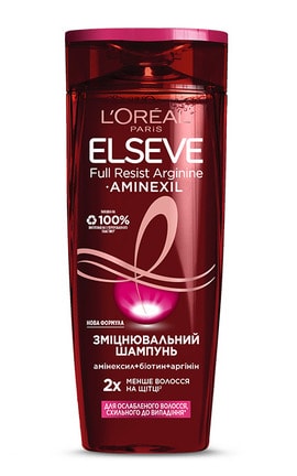 ELSEVE-Шампунь для ослабленных и склонных к выпадению волос Elseve Full Resist Arginine+Aminexil 250 мл-3600523897896-