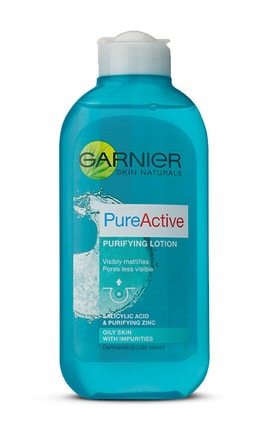 SKIN NATURAL-Тонік для обличчя Garnier Skin Naturals очищувальний проти чорних точок 200 мл-3600010018278-