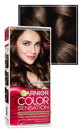 COLOR SENSATION-Крем-фарба для волосся стійка Garnier Color Sensation відтінок 4.0 каштановий перламутр 1 шт-3600541135802-