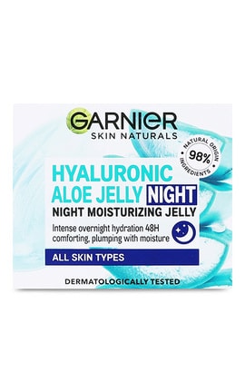 SKIN NATURAL-Гель ночной увлажняющий Garnier Гиалуроновый Алоэ-Гель 50 мл-3600542456647-