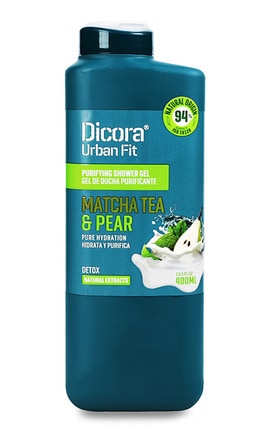 DICORA URBAN FIT-Гель для душу Dicora Urban Fit Matcha tea&Pear 400 мл-8429871991507-
