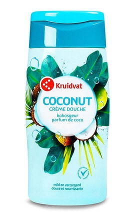 KRUIDVAT-Крем-гель для душу Kruidvat Coconut 300 мл-8719179142849-
