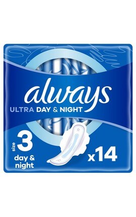 ALWAYS-Прокладки женские гигиенические Always Ultra Night Размер 4 14 шт-4015400032328-