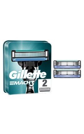 GILLETTE MACH 3-Змінні картриджі для гоління Gillette Mach 3 2 шт-3014260251970-