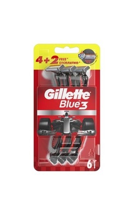 GILLETTE-Бритви одноразові Gillette Blue Nitro 6 шт 6 шт-7702018362585-