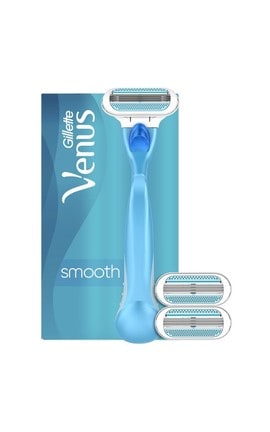 GILLETTE VENUS-Набір для гоління жіночий Venus Smooth станок + змінні картриджі, 3 шт-7702018469826-