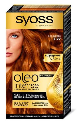 OLEO INTENSE-Краска для волос без аммиака SYOSS Oleo Intense 7-77 Яркий Медный 1 шт-9000101661187-