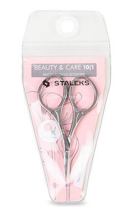 STALEKS-Ножницы для кутикулы матовые Staleks Beauty&Care 10/1 1 шт-4820121590480-