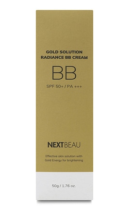 NEXTBEAU-Крем SPF 50+/PA+++ Natural Beige Nextbeau Gold Solution Radiance BB 50 г-8809696983374-