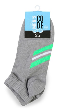 MEN'S CODE-Чоловічі шкарпетки Men`s Code Преміум №559 розмір 25 сірий-4820203326860-