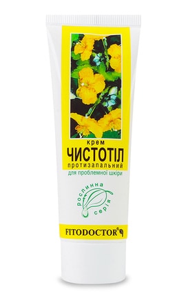 FITODOCTOR-Крем для проблемной кожи противовоспалительный Fitodoctor Чистотел 75 г-4820215053693-
