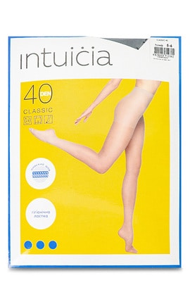 INTUICIA-Колготки Intuicia Classic 40den 5-6 black-4820023712362-