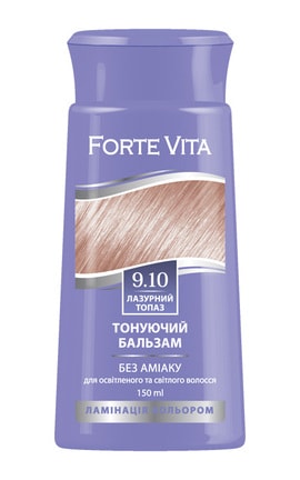 FORTE VITA-Бальзам для волосся тонуючий Forte Vita відтінок 9.10 Лазурний Топаз 150 мл-4823001605175-