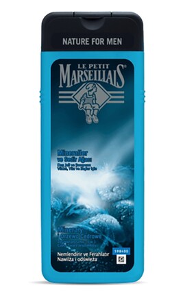 MARSEILLAIS-Гель-шампунь для чоловіків Le Petit Marseillais 3в1 Кедр та Мінерали 400 мл-3574661353708-