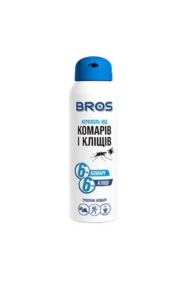 BROS-Аерозоль від комарів і кліщів BROS репелентний 90 мл-5904517061231-
