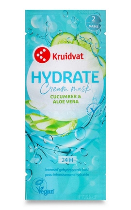 KRUIDVAT-Маска для обличчя Kruidvat Hydrate 2х8 мл-8719179202895-
