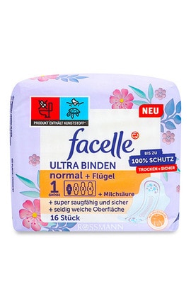 FACELLE-Прокладки гигиенические Facelle Ultra Normal 16 шт-4305615924885